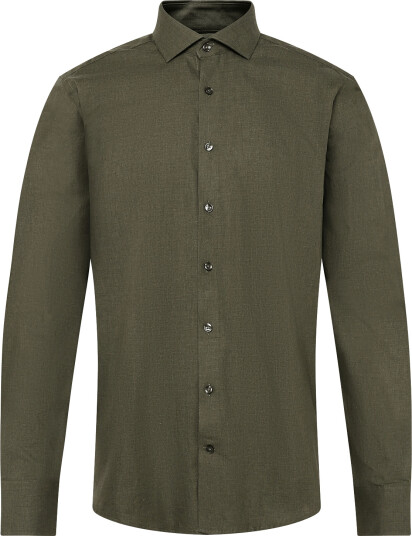 Bruun & Stengade Bs Andersen Modern Fit Shirt Green 39