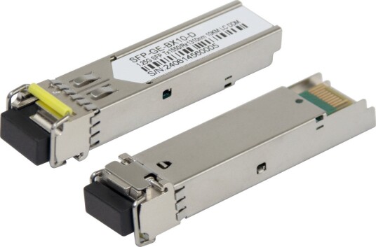 Deltaco SFP Transceivermodul 1.25G Tx1550Rx 10km LC-grensesnitt Singlemode Simplex 1310nm