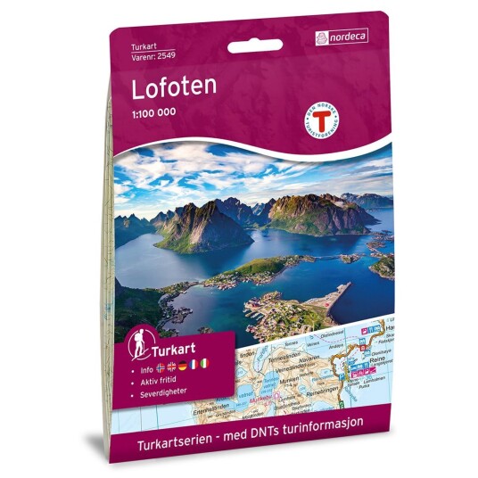 Ugland IT Nordeca Lofoten 1:100 000 Turkart 1:100 000