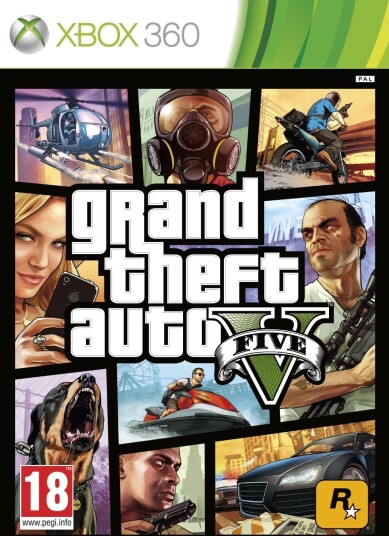 Grand Theft Auto V  (Xbox 360)