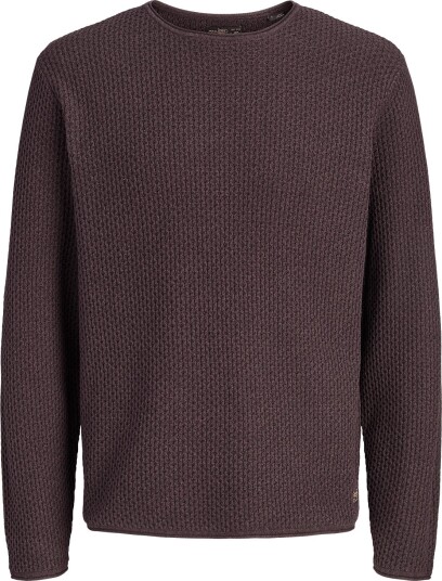 Jack & Jones Jprblumason Knit Crew Neck Sn Brown L Jack & Jones Jprblumason Knit Crew Neck Sn Brown L