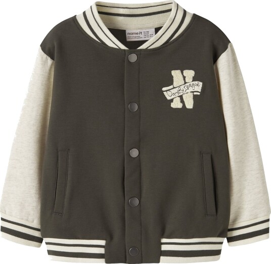 Name It Nmmleslie Ls Nreg Sweat Card Bru Khaki green 104