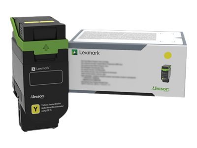 Lexmark - Gul - Original - Boks - Tonerpatron Lccp - For Lexmark Cs632dwe Cx635adwe