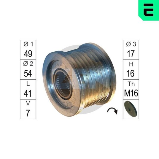 Dynamo remhjul ERA ZN5562