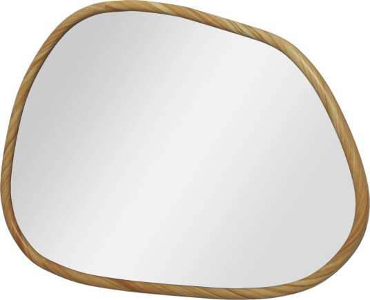 Asymmetrisk Veggspeil 80x60 cm Treramme Asymmetrisk Veggspeil 80x60 cm Treramme