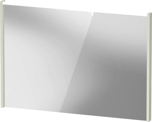 Duravit D Code speil med lys øverst 100 x 700 mm lysegrønn