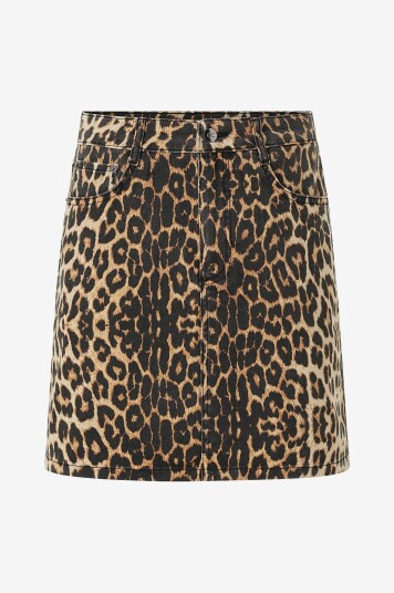 co’couture - Skjørt LeoCC Denim Skirt - Beige