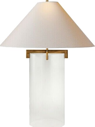 Brooks Table Lamp Crystal & Gilded Iron