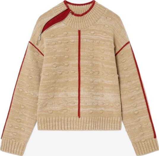 Laagam Ribes Beige Textured Knit BEIGE S/36