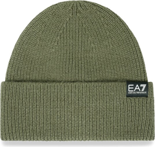 EA7 Beanie Hat Khaki green S