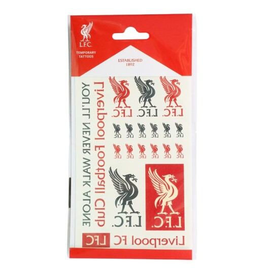 12 stk Midlertidige Liverpool FC Tatoveringer 12 stk Midlertidige Liverpool FC Tatoveringer