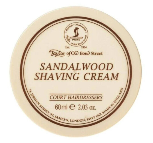 Taylor of old Bond Street, Shaving CreamSandalwood 60g