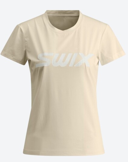 Swix Relay Tee Dame Chalk M