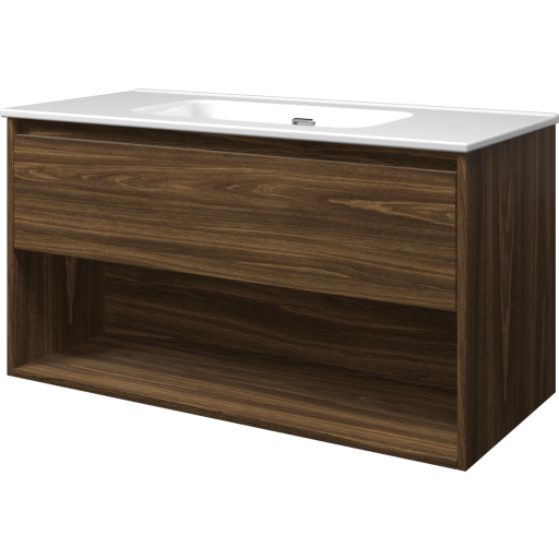 Sanibell Proline møbelpakke, uten armaturhull, 101x46 cm, cabana eik Sanibell Proline møbelpakke, uten armaturhull, 101x46 cm, cabana eik