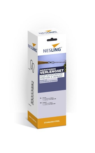 Nesling Förlängare metallic/grå Grå Nesling Förlängare metallic/grå Grå