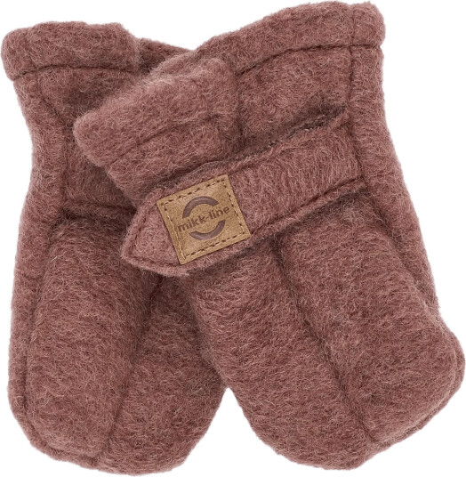 Mikk line Airwool Mittens Brown 74/80 Mikk line Airwool Mittens Brown 74/80