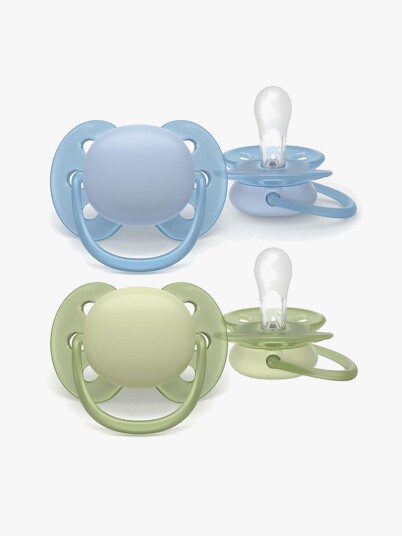 Philips Avent Ultra Soft smokk 0 6 m 2 pakning grønn/blå
