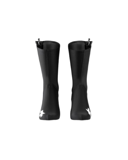 Assos RS Spring Fall P1 skoovertrekk vanntett sort Assos RS Spring Fall P1 skoovertrekk vanntett sort