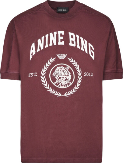 Anine Bing Dame Topper Rød M,