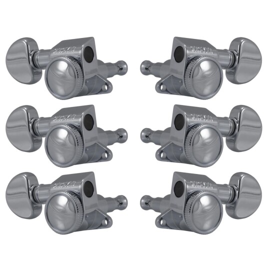 Grover 505c Mini Roto-Grip Locking Rotomatics, 3+3 - Chrome