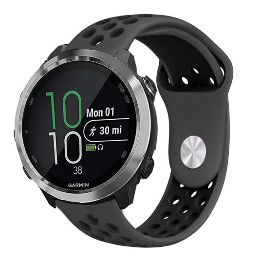INCOVER Smartwatch 20mm Hullet Silikon Reim - Svart