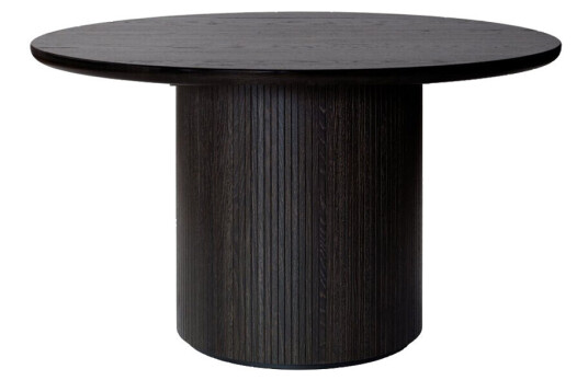 Gubi Moon spisebord rundt Oak brown/black stained Ø 150 cm