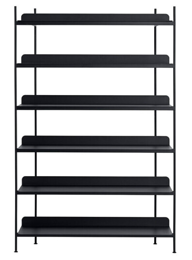 Muuto Compile configuration 4 hyllesystem Black Muuto Compile configuration 4 hyllesystem Black