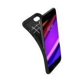 Spigen Rugged Armor - Baksidedeksel for mobiltelefon - kullstoff-fiber, termoplast-polyuretan (TPU) - svart - for Apple iPhone 7, 8, SE (2nd generation)