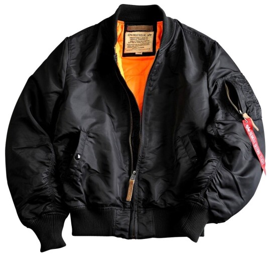 Alpha Industries MA-1 VF 59 Jakke S Svart