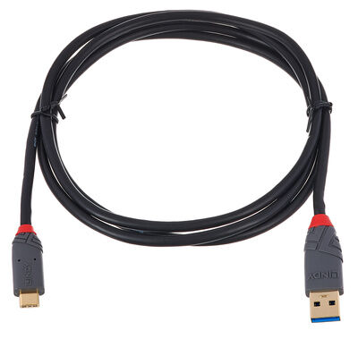 Lindy USB 3.2 Gen 2 Kabel 1,5 m USB-C til USB A, Sort