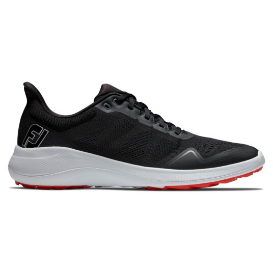 Footjoy Flex Golfsko Herre Sort/hvit/rød 43