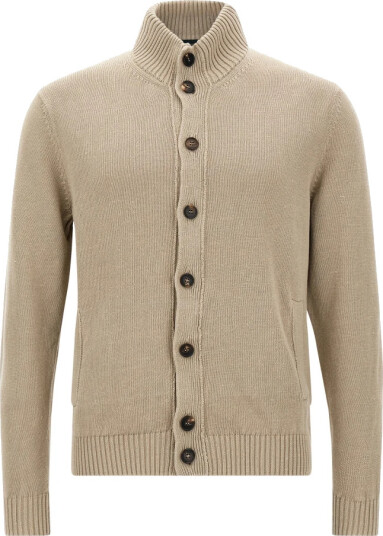 Zanone Herre Strikkevarer Beige 3XL,