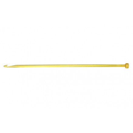 KnitPro Trendz Enkel heklenål akryl 30cm 600mm gul for tunisisk hekling hekling