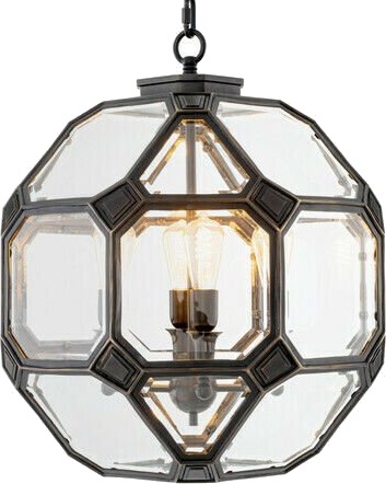 Olympia taklampe bronse