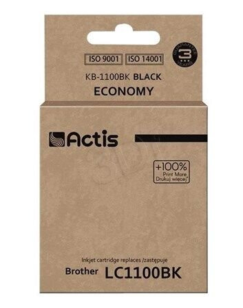 Actis standard KB-1100BK - ink cartridge (alternative for: Brother LC1100BK Brother LC980BK) - Blekkpatron