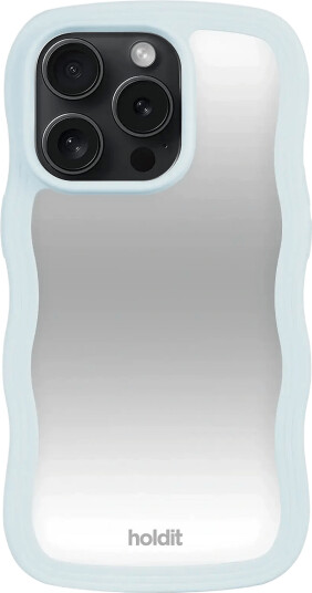 Holdit | Wavy Case Iphone Mineral Blue/Mirror | IPHONE 15PRO MAX