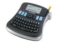 DYMO LabelMANAGER 210D  Etikettmaker  S/H  termotransfer  Rull (1,2 cm)  180 dpi  kutter  1 linjes utskrift 2-linjers utskrift