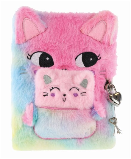 Tinka - Plush Diary - Cat w. baby 8-802162 Tinka - Plush Diary - Cat w. baby 8-802162