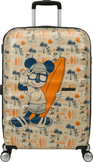 American Tourister Wavebreaker Disney Spin.67/24 Tsa Disney Cream 67