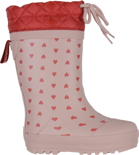 Angulus Termostøvler m. Fôr i ull - Rose Hearts - Angulus - 28 - Gummistøvler - Rosa