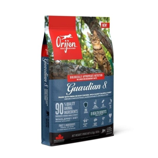 Orijen Katt Kattemat Guardian 8 Tørrfôr 4,5 kg Orijen Katt Kattemat Guardian 8 Tørrfôr 4,5 kg