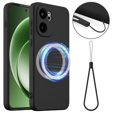 OnePlus Ace 6/Ace 6T/15R Liquid Silikondeksel MagSafe kompatibel Svart