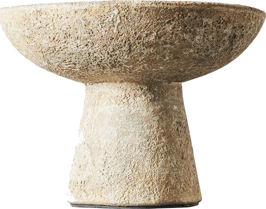 Muubs   Eris skål på stett 21,5 cm rustic sand