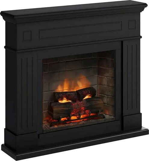 Tagu Larsen Tradisjonell Elektrisk Peis - Svart (ELP-50-411-Powerflame2)