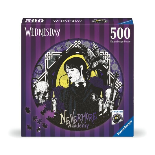 Ravensburger Puslespill 500 Brikker Wednesday: Nevermore Academy Ravensburger Puslespill 500 Brikker Wednesday: Nevermore Academy