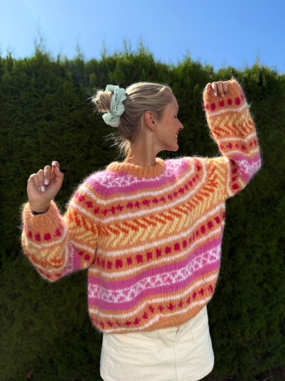 House Of Yarn IR 02 08a Hanami raglangenser Fnugg in Florence