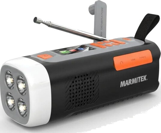 Marmitek RESQ 200 DAB+ Nødradio med Lommelykt og Bluetooth Svart Marmitek RESQ 200 DAB+ Nødradio med Lommelykt og Bluetooth Svart