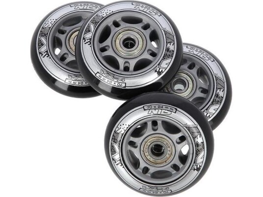 Nils Extreme Pu 70X24 82A Sort N 4 Stk + Abec-9 8 Stk Nils Extreme Set Nils Extreme Pu 70X24 82A Sort N 4 Stk + Abec-9 8 Stk Nils Extreme Set