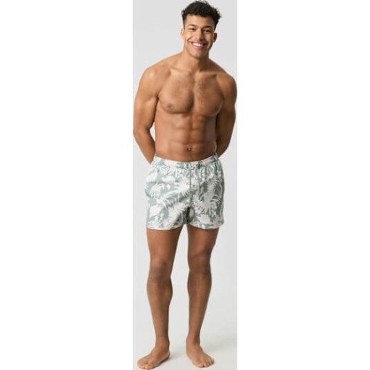 Bjørn Borg Borg Print Swim Shorts Herre P/Bb Dark Jungle L