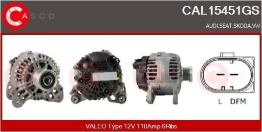 CASCO CAL15451GS Dynamo CASCO CAL15451GS Dynamo